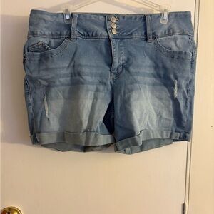 Royalty For Me Light Blue Jean Shorts